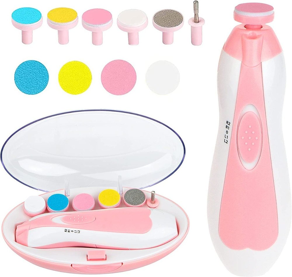Electric Baby Nail Trimmer – 6-in-1 Gentle Nail Care Kit