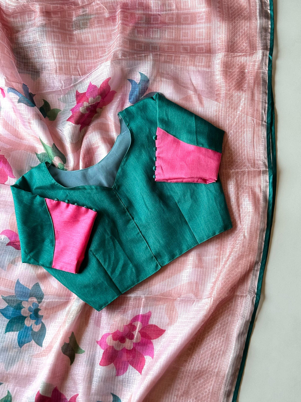 Spring Floral Kota Saree