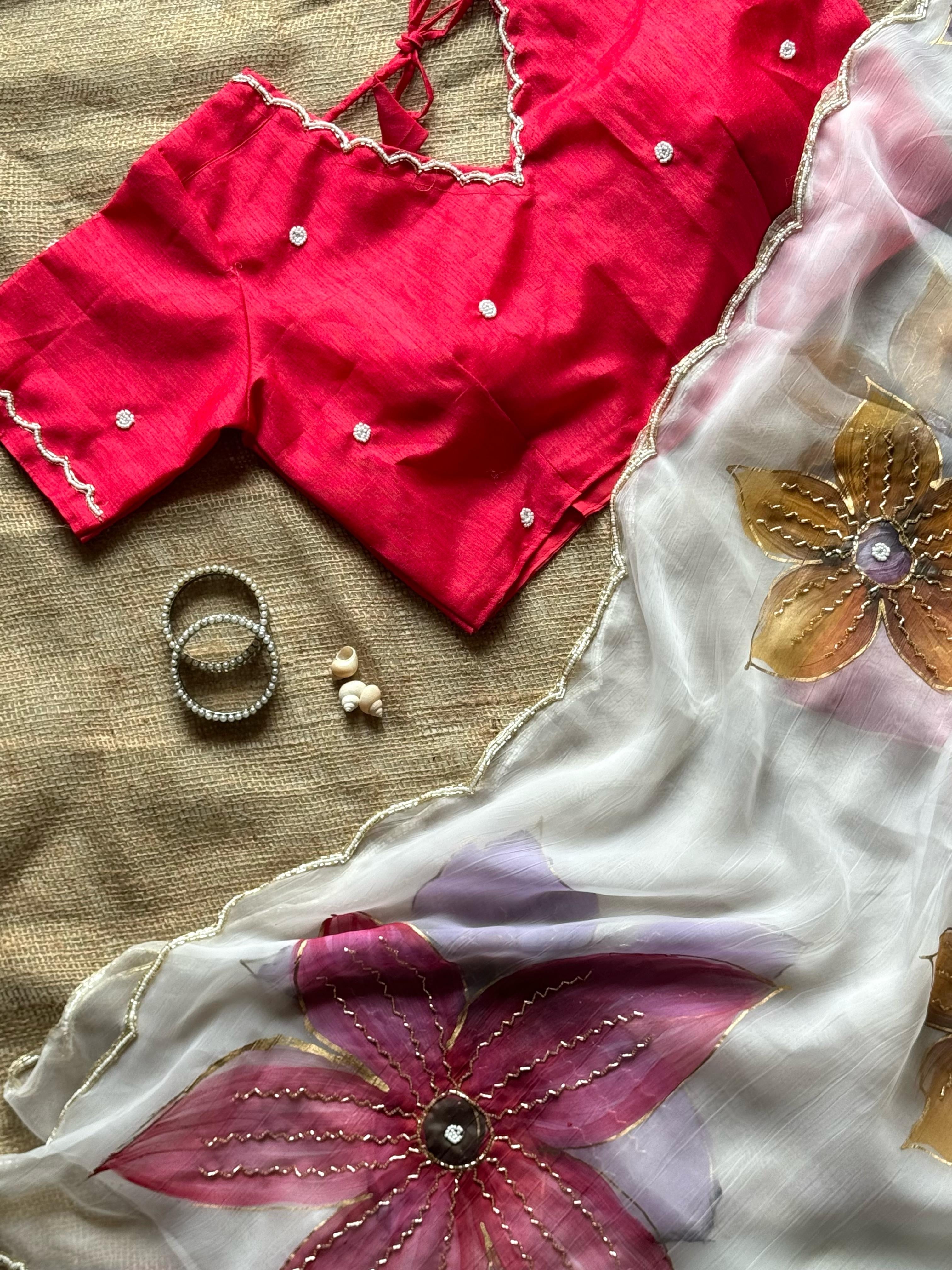Floral Summer Saree