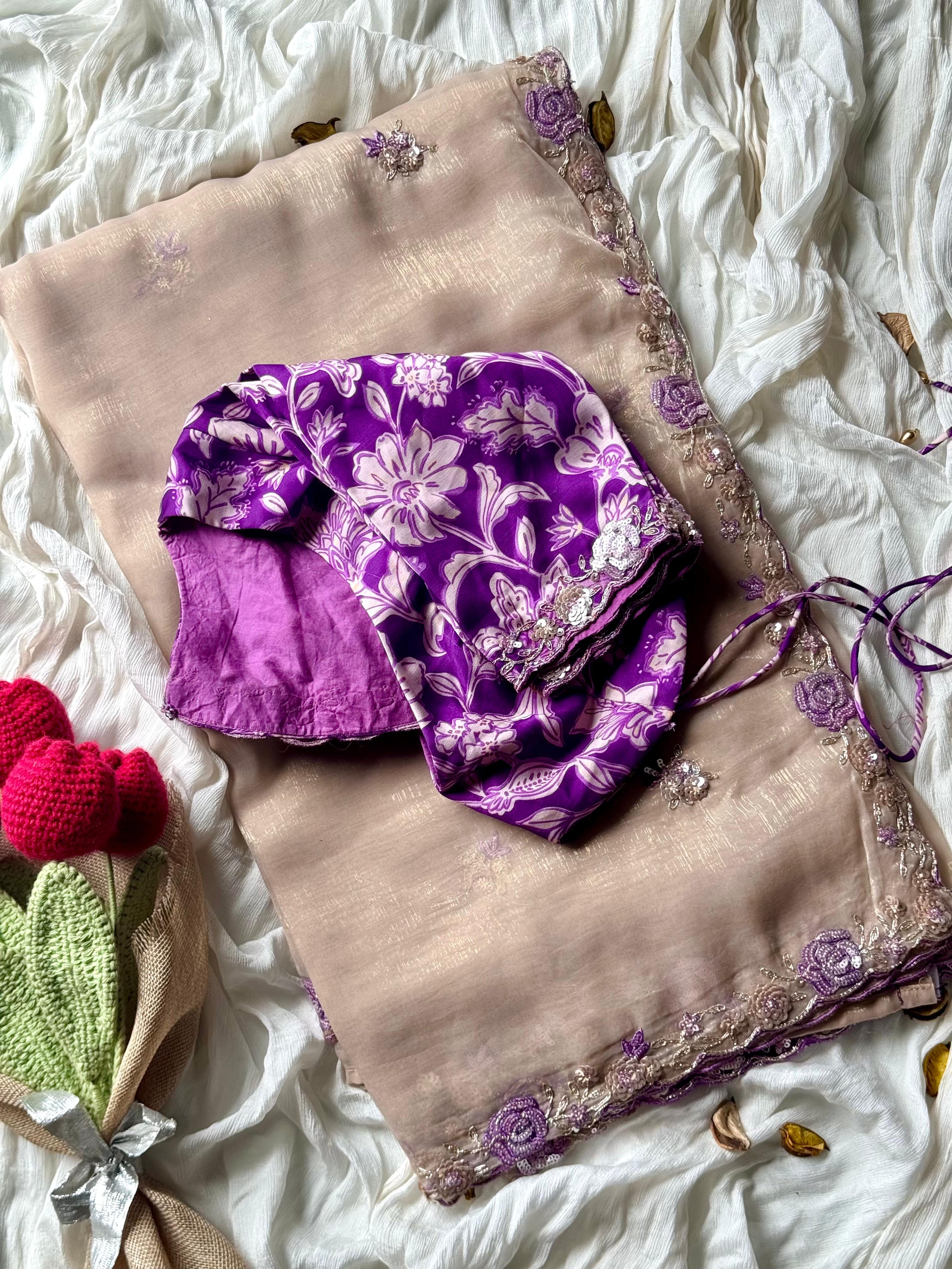 Faiza Tissue Saree