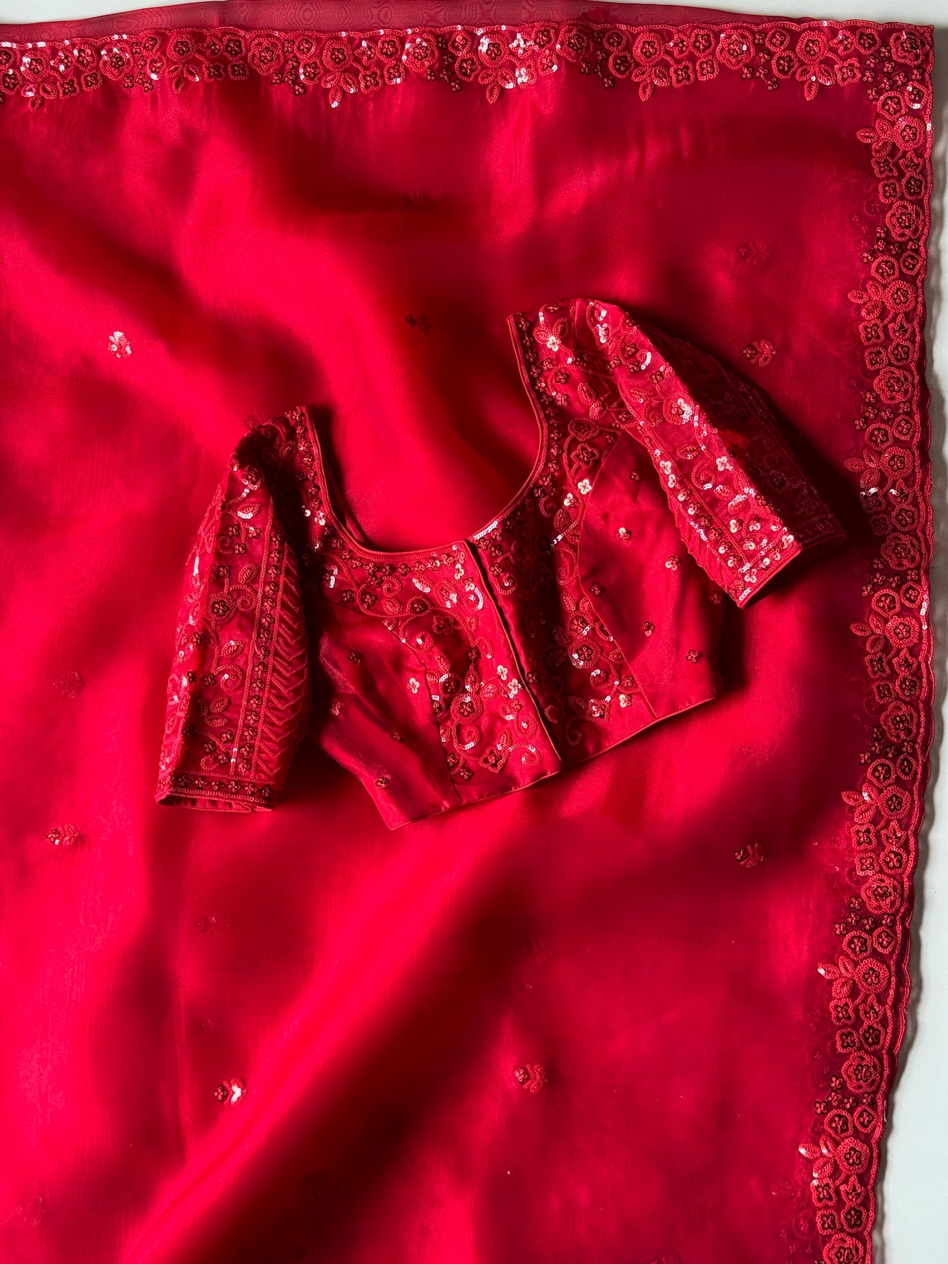 Scarlet Lolita Embellished Saree