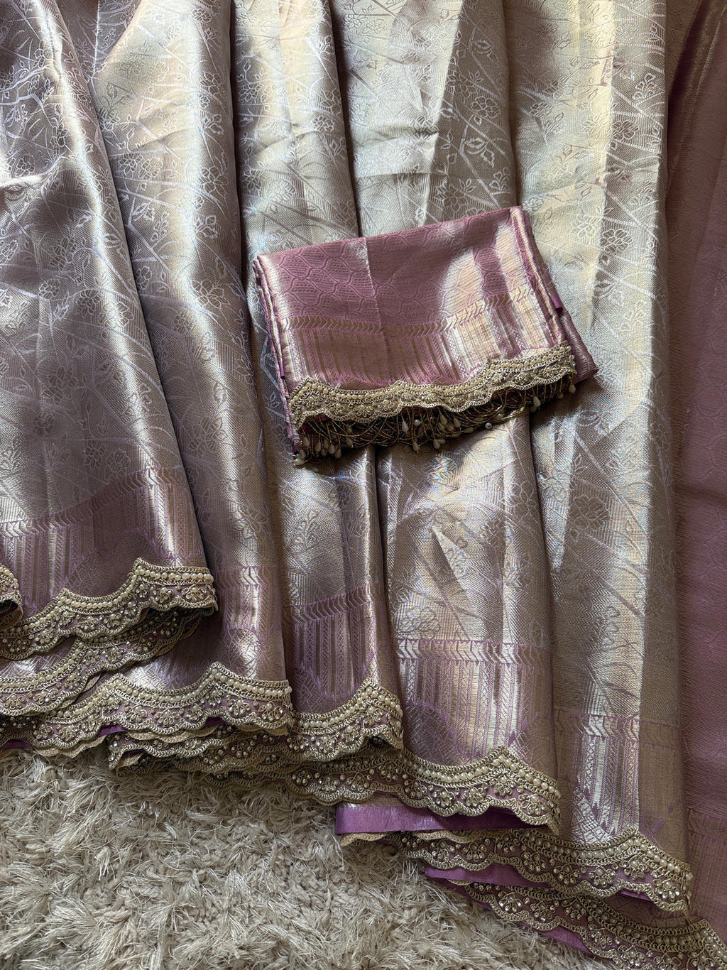 Damini Banarasi Silk Saree