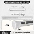 Drill-Free Multifunctional Adjustable Tension Rod