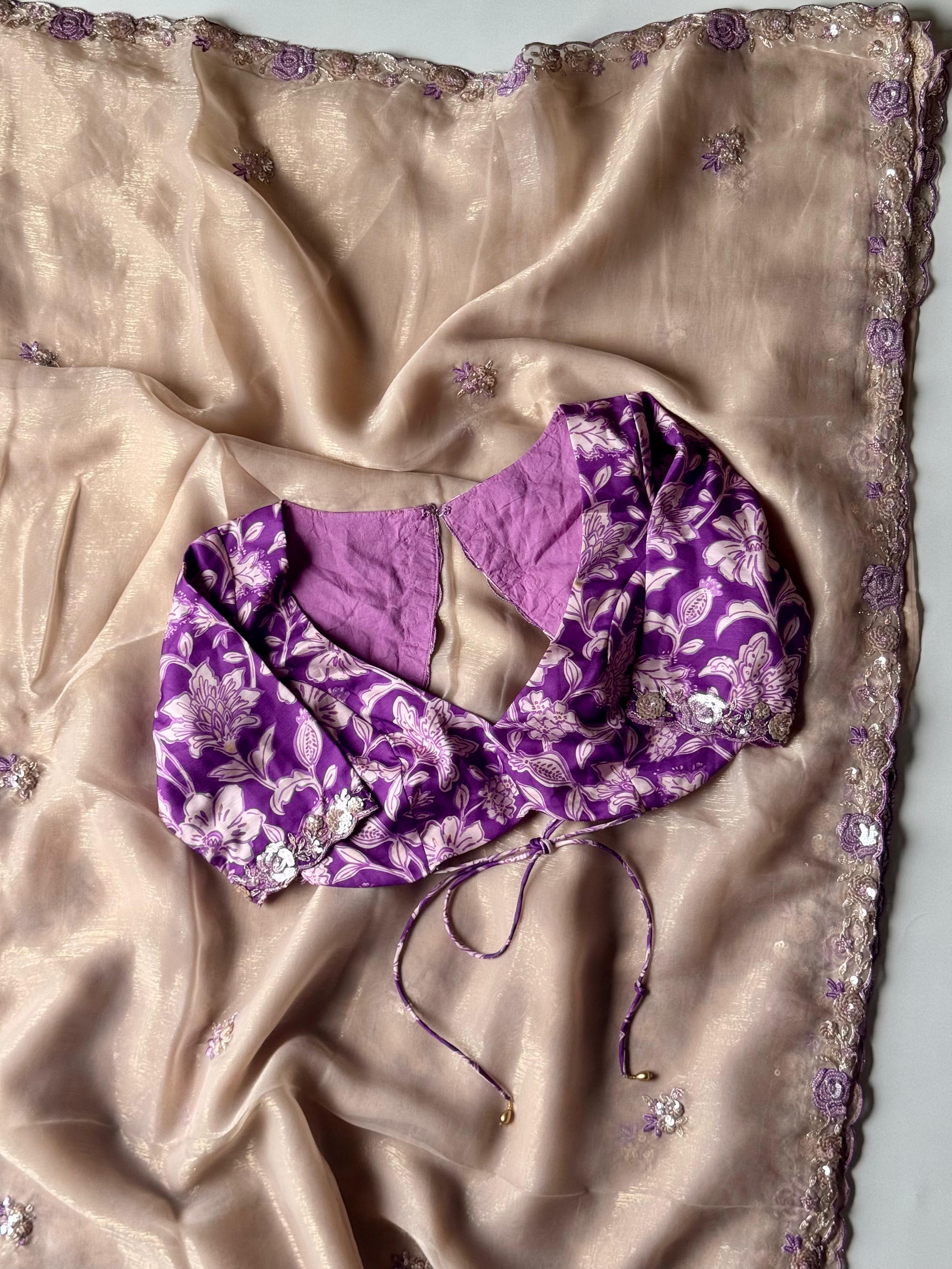 Faiza Tissue Saree