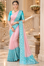 Rich Pallu Banarasi Silk Saree with All-Over Jacquard Work
