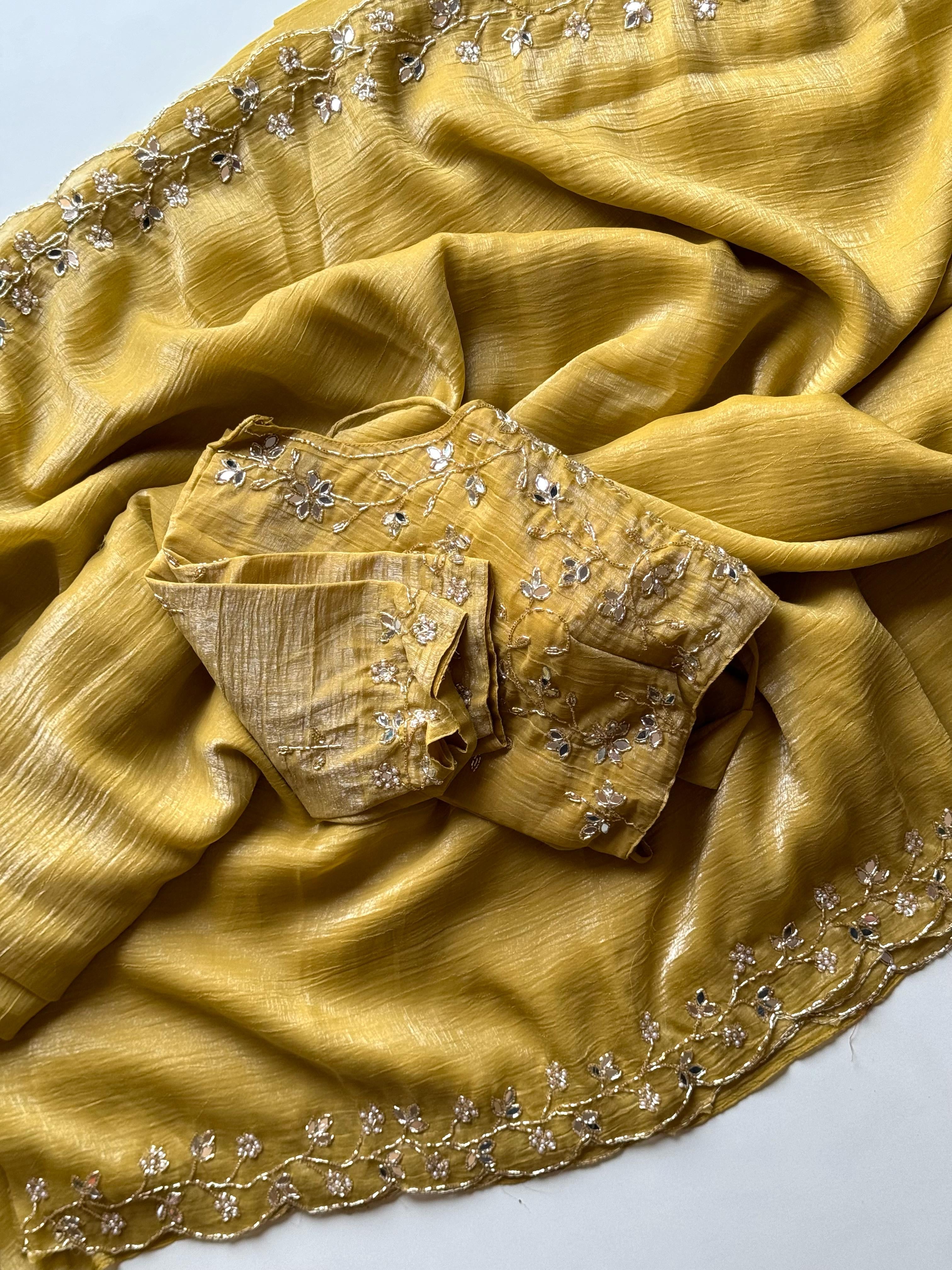 Golden Era Saree