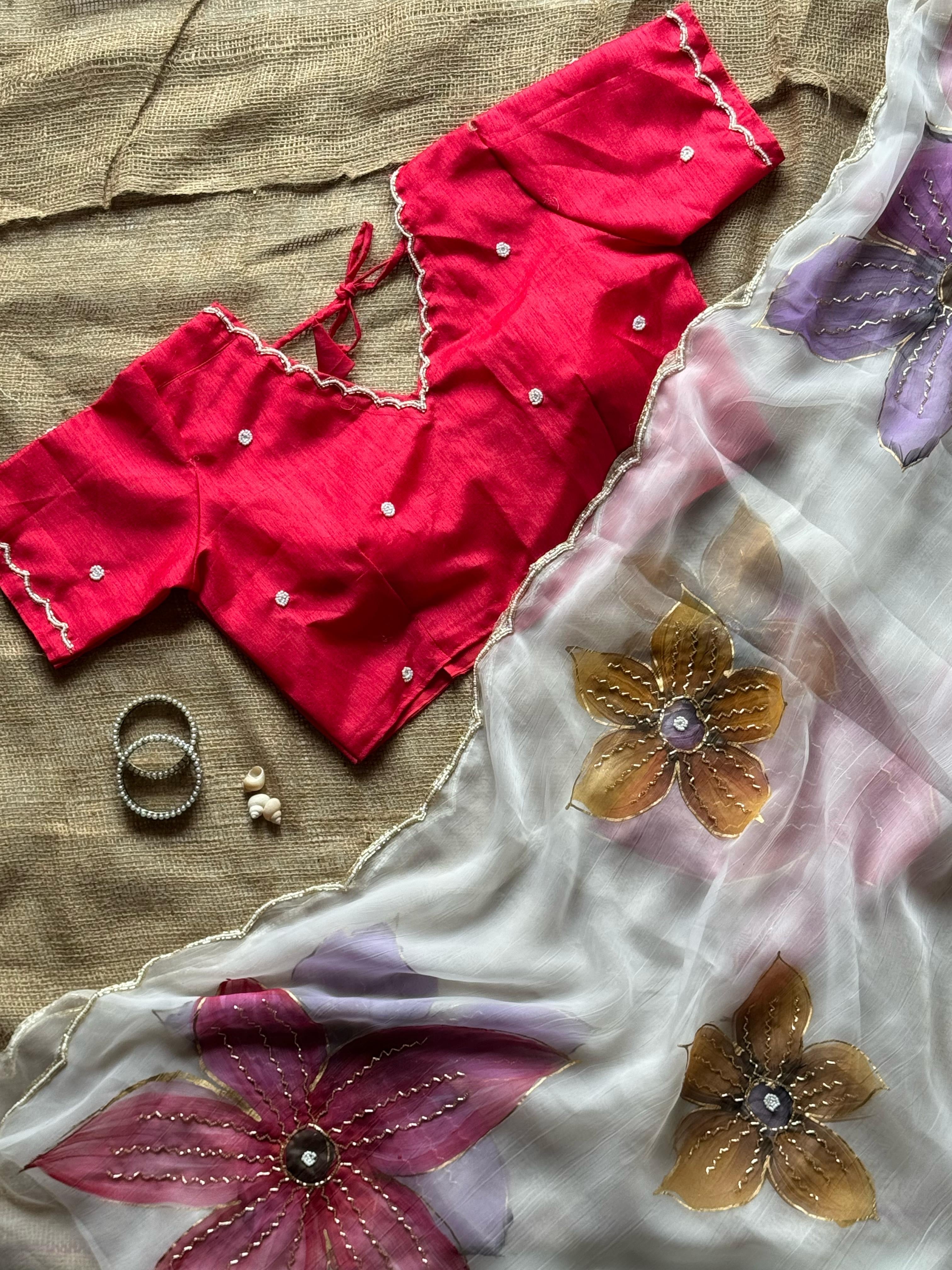 Floral Summer Saree