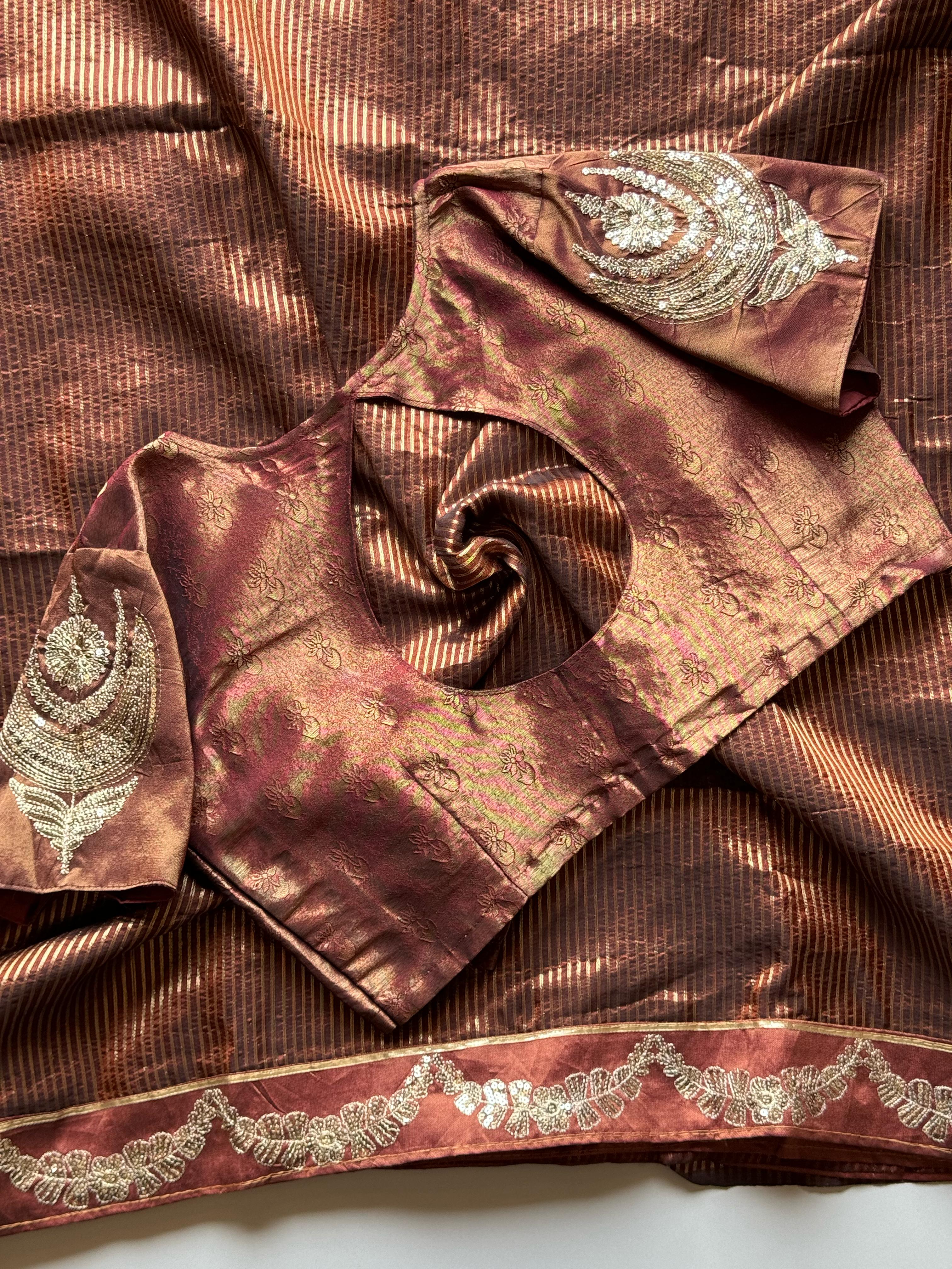 Stars on Rose Saree
