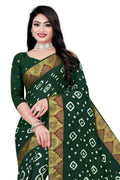 Women's Cotton Bandhani saree